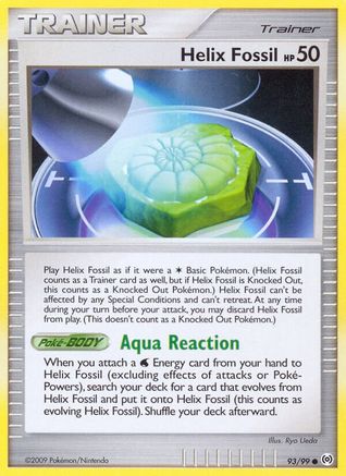 Image of Helix Fossil 093  - Reverse Holofoil Arceus - Common