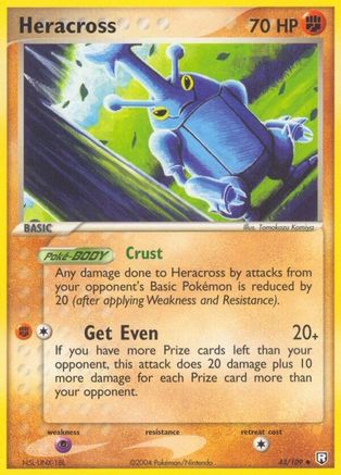 Image of Heracross 043  - Reverse Holofoil Team Rocket Returns - Uncommon