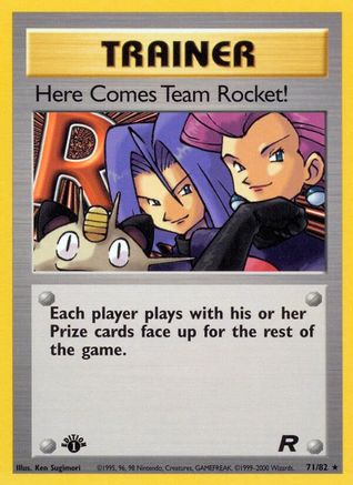Image of Here Comes Team Rocket! (71) 071/82  - 1st Edition Team Rocket - Rare