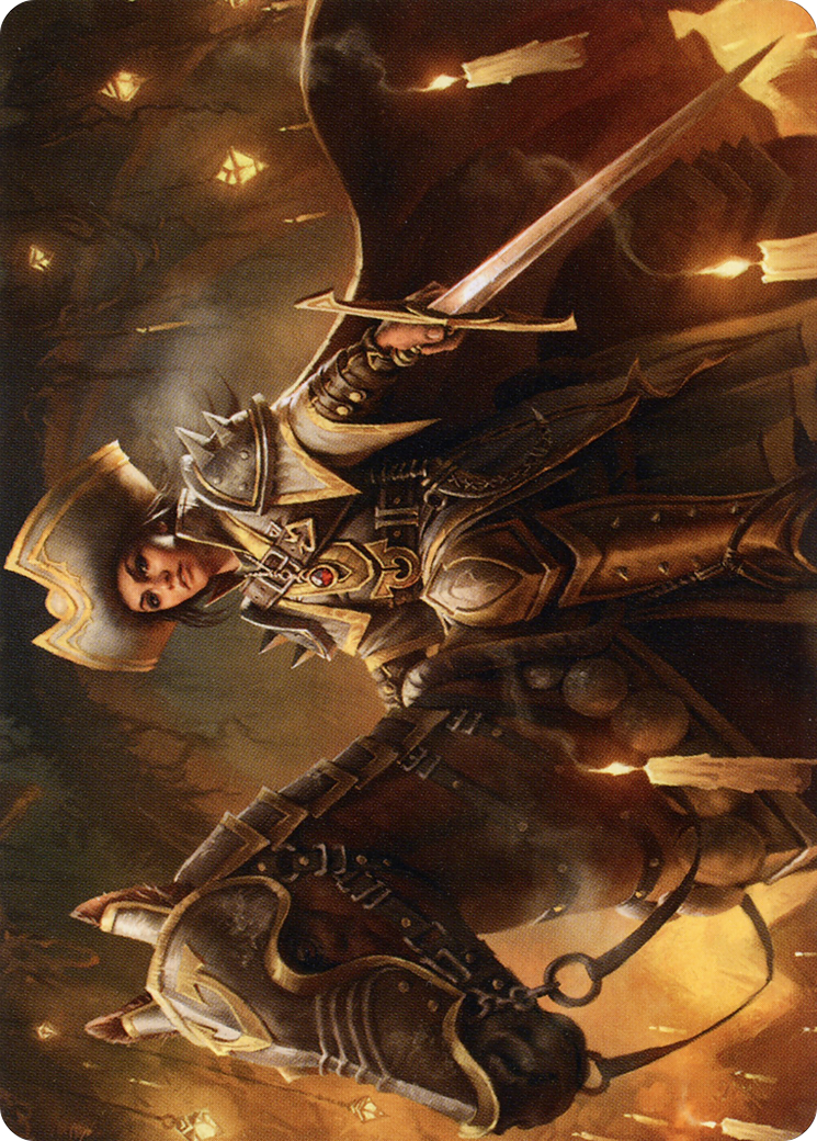 Image of Seasoned Cathar // Seasoned Cathar (AMID-012) - Midnight Hunt Art Series (Borderless)