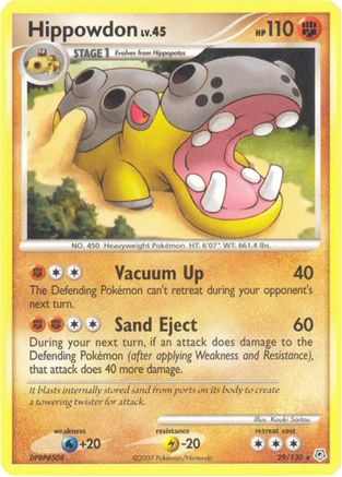 Image of Hippowdon 029  Diamond and Pearl - Rare