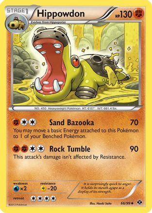 Image of Hippowdon 066  - Reverse Holofoil Next Destinies - Uncommon