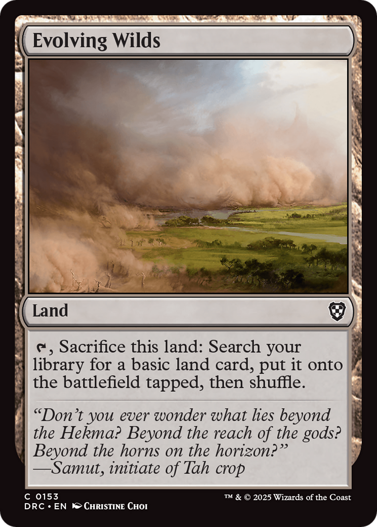 Image of Evolving Wilds (0153) (DRC-153) - Commander: Aetherdrift