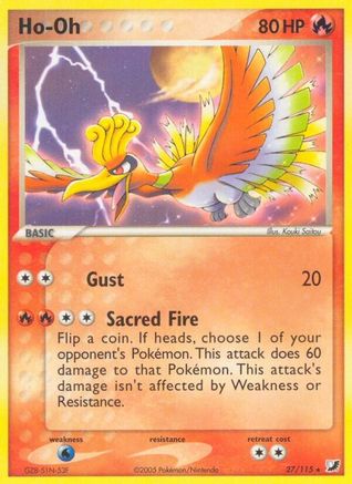Image of Ho-Oh 027  Unseen Forces - Rare