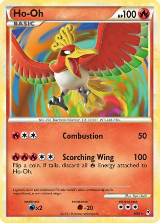 Image of Ho-Oh 009  - Reverse Holofoil Call of Legends - Holo Rare
