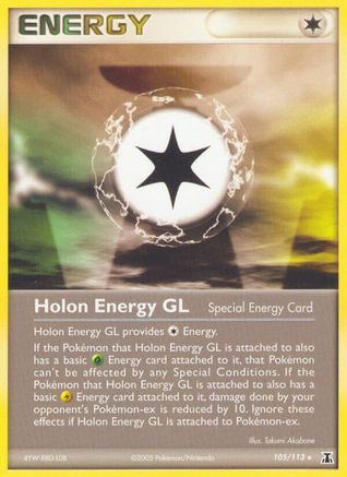 Image of Holon Energy GL 105  - Reverse Holofoil Delta Species - Rare