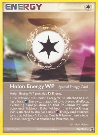 Image of Holon Energy WP 106  - Reverse Holofoil Delta Species - Rare