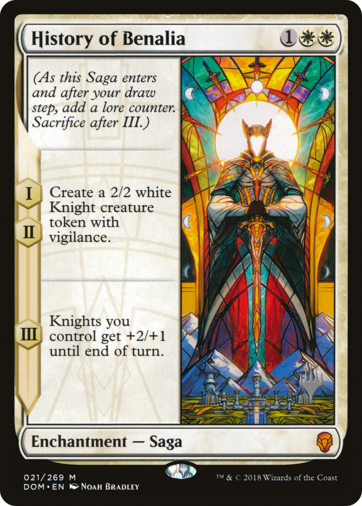 Image of History of Benalia (PPM20-021) - Dominaria Promos Foil