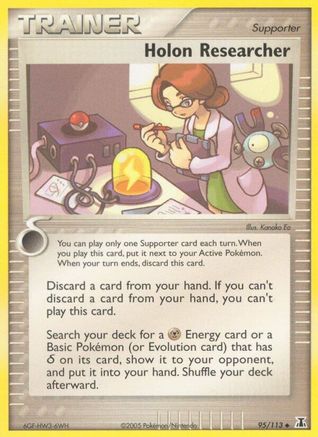 Image of Holon Researcher 095/113  - Reverse Holofoil Delta Species - Uncommon