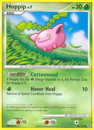 Image of Hoppip 090  Secret Wonders - Common