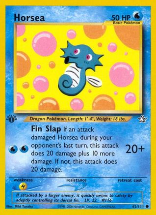 Image of Horsea 062/111  - 1st Edition Neo Genesis - Common