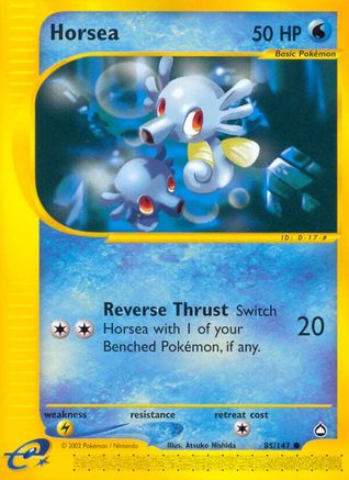 Image of Horsea (85) 085  - Reverse Holofoil Aquapolis - Common