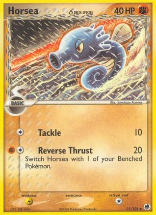 Image of Horsea 031/101  Dragon Frontiers - Uncommon