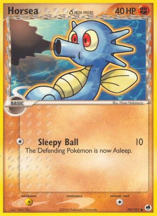 Image of Horsea 050/101  - Reverse Holofoil Dragon Frontiers - Common