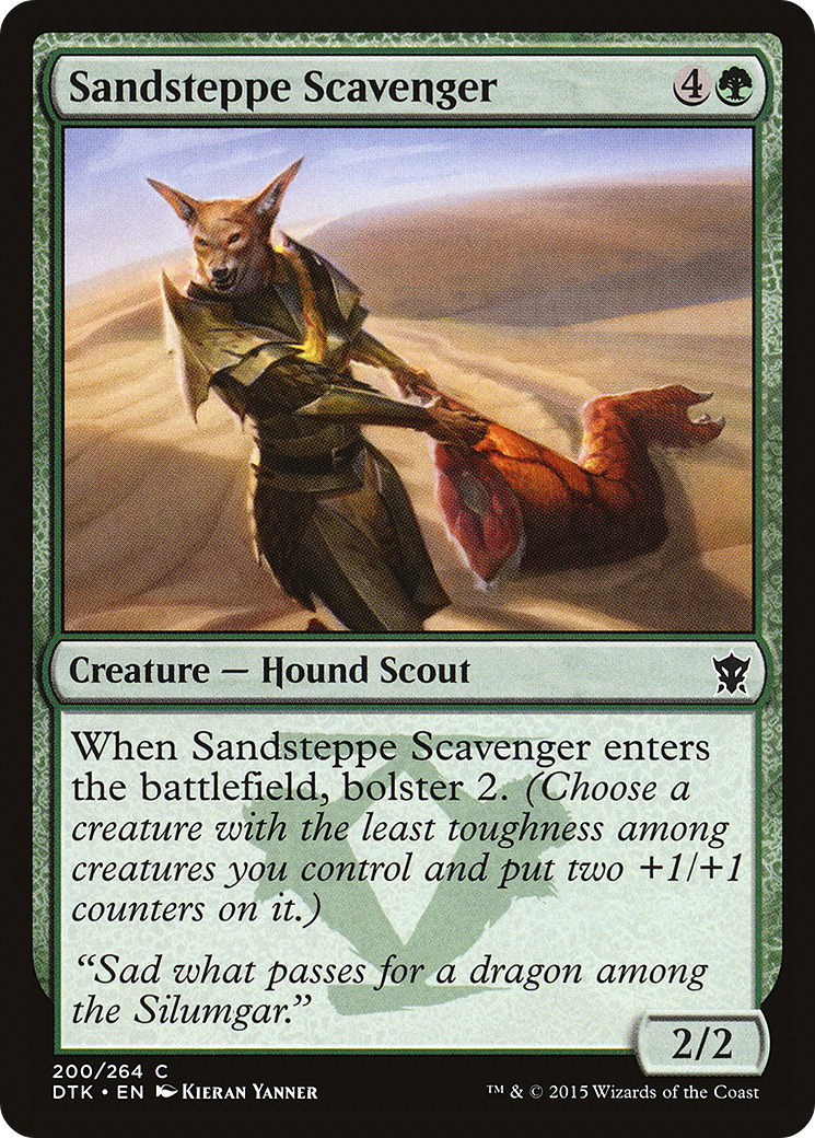 Image of Sandsteppe Scavenger (DTK-200) - Dragons of Tarkir Foil