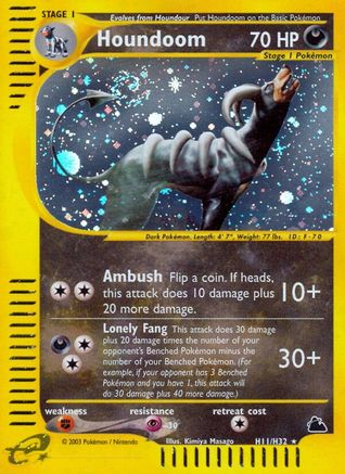 Image of Houndoom (H11) H11  - Holofoil Skyridge - Holo Rare