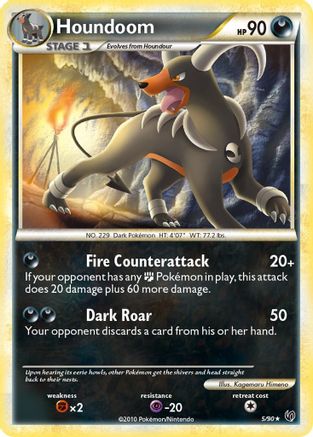 Image of Houndoom 005  - Holofoil Undaunted - Holo Rare