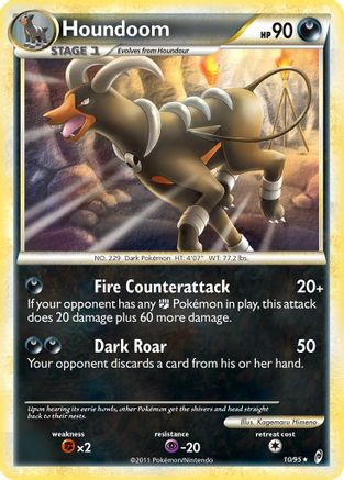 Image of Houndoom 010  - Reverse Holofoil Call of Legends - Holo Rare