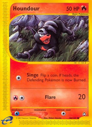 Image of Houndour (86) 086/147  Aquapolis - Common