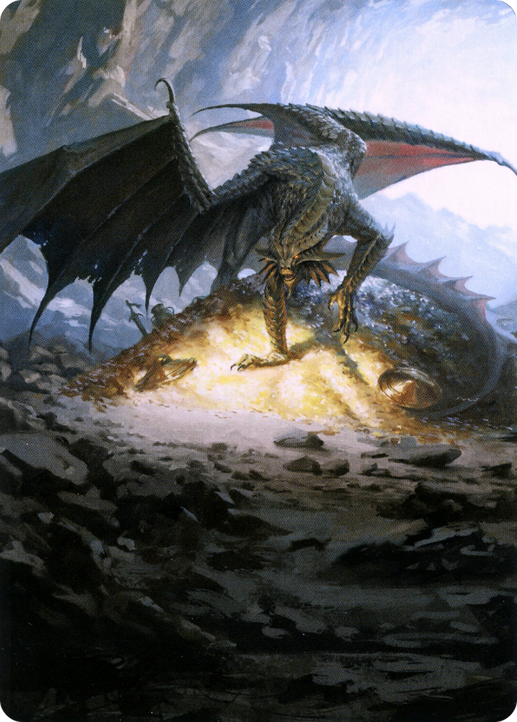 Image of Ancient Copper Dragon // Ancient Copper Dragon (ACLB-004) - Battle for Baldur's Gate Art Series (Borderless)