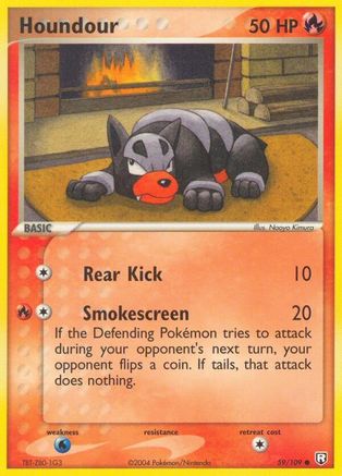 Image of Houndour 059/109  - Reverse Holofoil Team Rocket Returns - Common