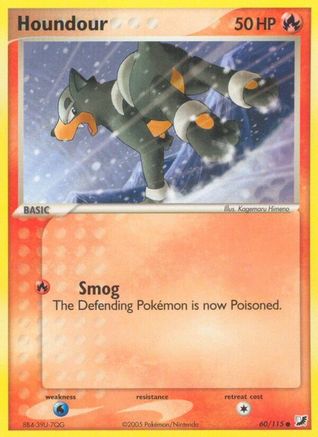 Image of Houndour 060/115  - Reverse Holofoil Unseen Forces - Common