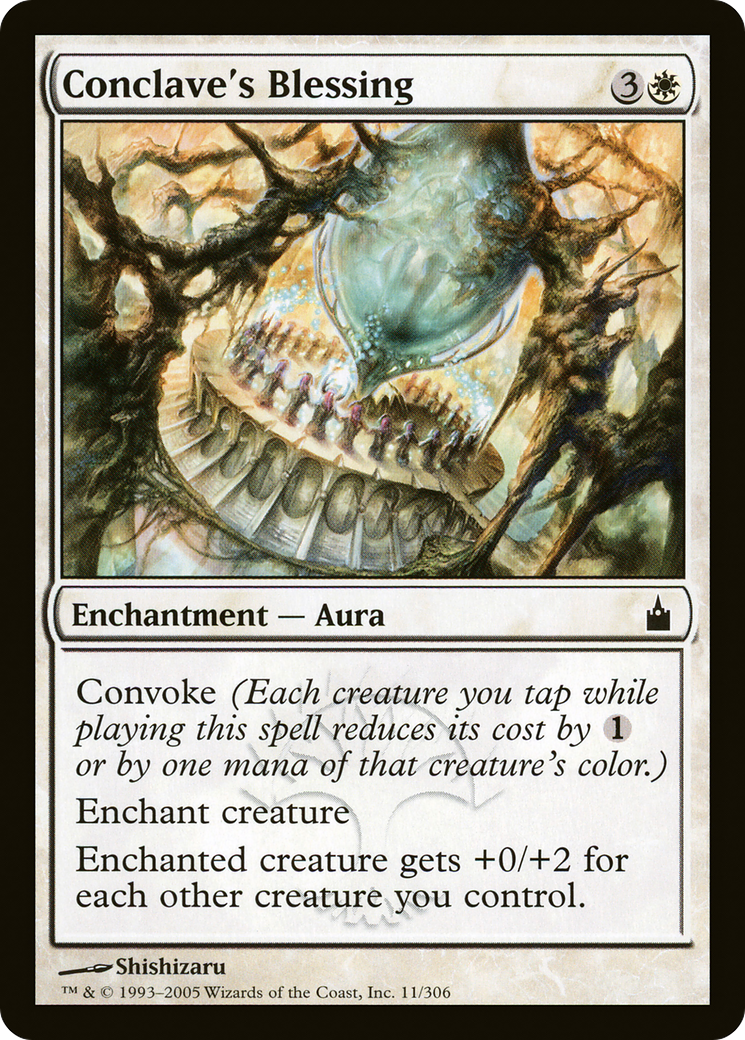 Image of Conclave's Blessing (RAV-011) - Ravnica: City of Guilds Foil
