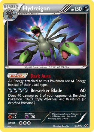 Image of Hydreigon 103  - Holofoil Next Destinies - Secret Rare