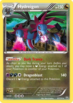 Image of Hydreigon (97) 097  - Holofoil Dragons Exalted - Holo Rare