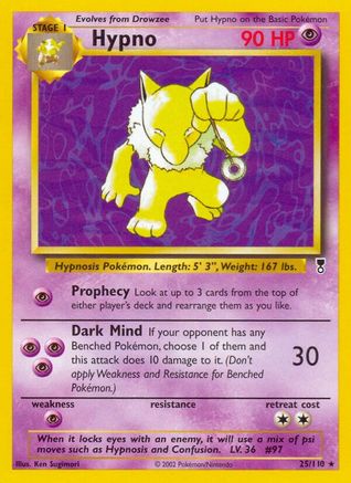 Image of Hypno 025  Legendary Collection - Rare
