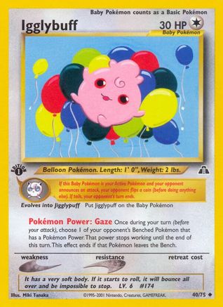 Image of Igglybuff 040/75  - 1st Edition Neo Discovery - Uncommon