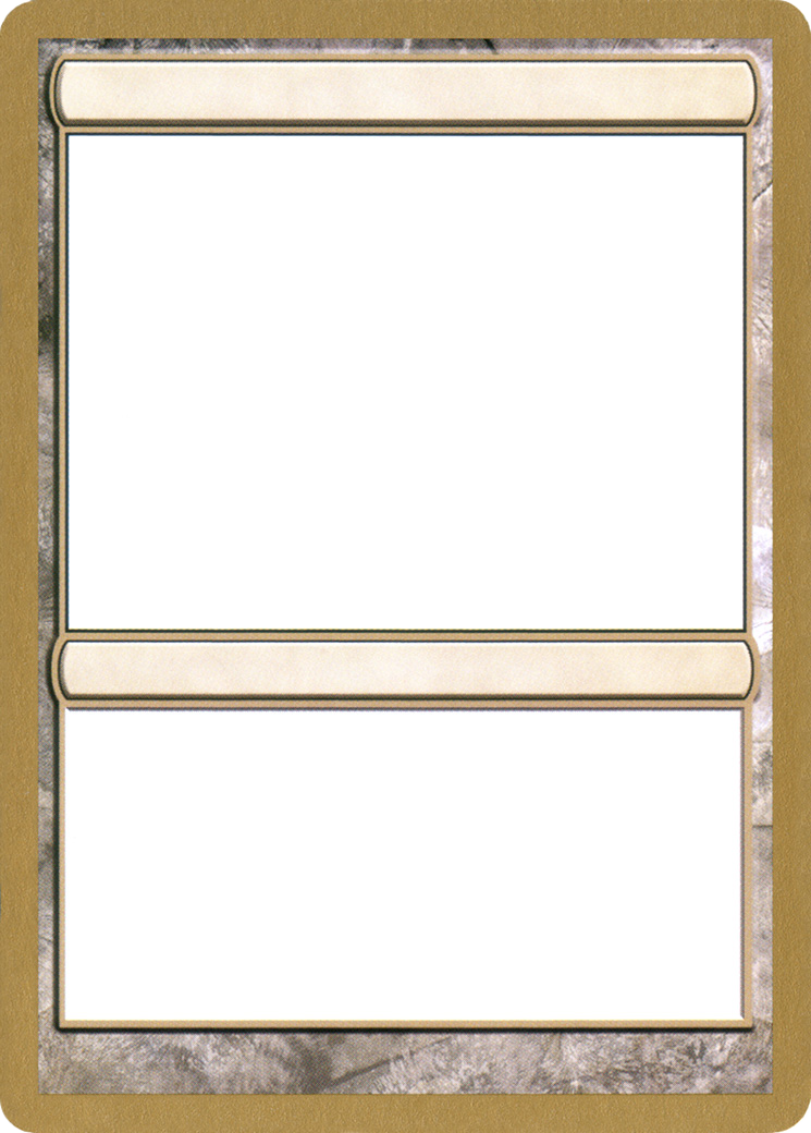 Image of Blank Card (WCD-000) - World Championship Decks 2004