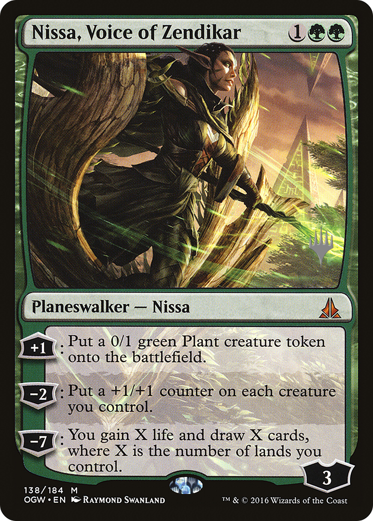 Image of Nissa, Voice of Zendikar (PPIKO-138P) - Oath of the Gatewatch Promos