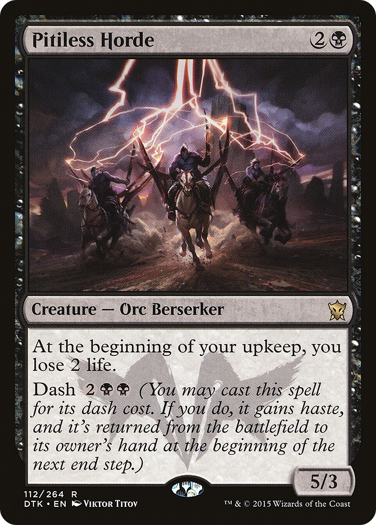 Image of Pitiless Horde (DTK-112) - Dragons of Tarkir