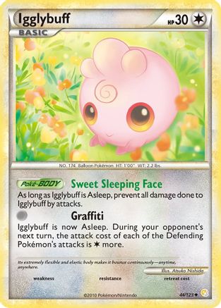 Image of Igglybuff 044/123  - Reverse Holofoil HeartGold SoulSilver - Uncommon