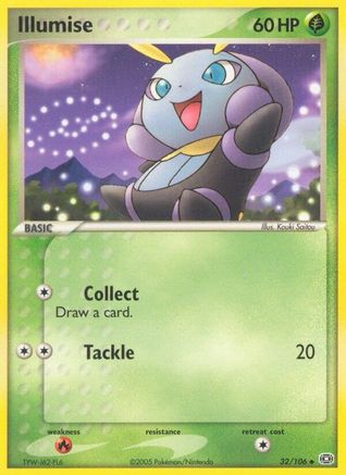 Image of Illumise 032  Emerald - Uncommon