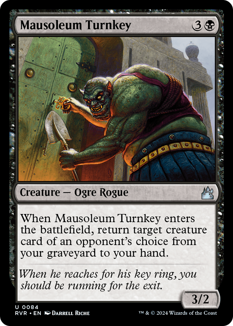 Image of Mausoleum Turnkey (RVR-084) - Ravnica Remastered