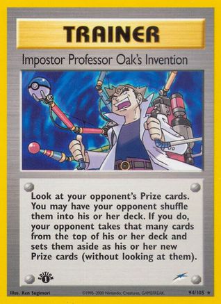 Image of Impostor Professor Oak's Invention 094  - 1st Edition Neo Destiny - Rare