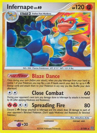 Image of Infernape 003  - Holofoil Stormfront - Holo Rare