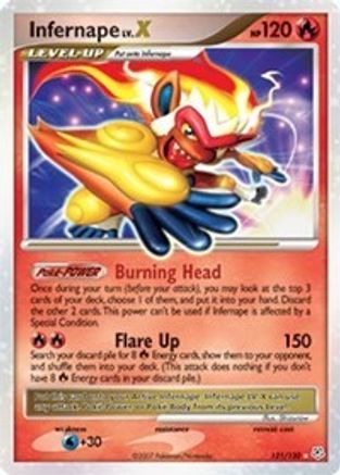 Image of Infernape LV.X 121  - Holofoil Diamond and Pearl - Ultra Rare