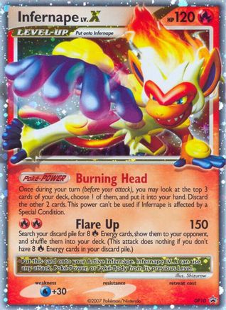 Image of Infernape LV.X DP10  - Holofoil Diamond and Pearl Promos - Promo
