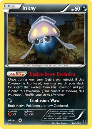 Image of Inkay (74) 074/146  XY Base Set - Uncommon