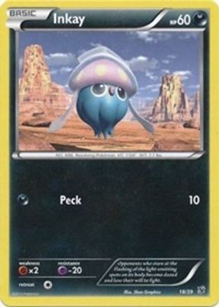 Image of Inkay 018  Kalos Starter Set - Common