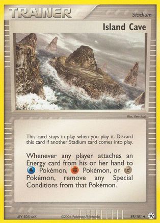 Image of Island Cave 089  - Reverse Holofoil Hidden Legends - Uncommon