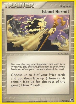 Image of Island Hermit 076  - Reverse Holofoil Dragon Frontiers - Uncommon