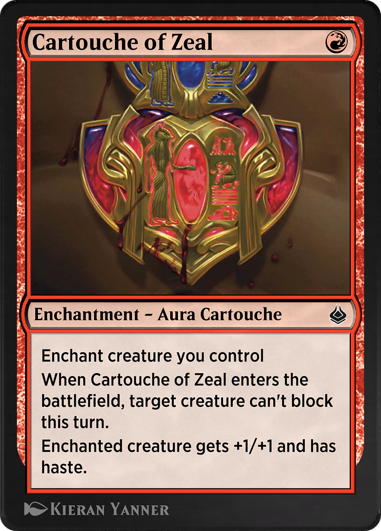 Image of Cartouche of Zeal (AKR-145) - Amonkhet Remastered