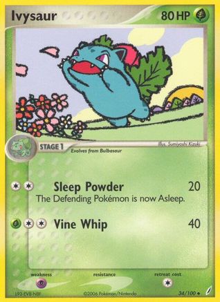 Image of Ivysaur 034/100  Crystal Guardians - Uncommon