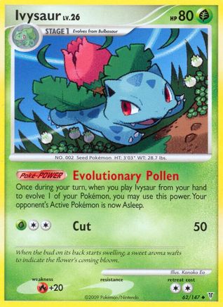 Image of Ivysaur 062  Supreme Victors - Uncommon