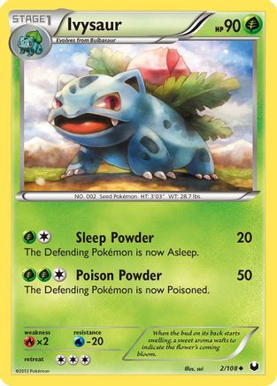 Image of Ivysaur 002  - Reverse Holofoil Dark Explorers - Uncommon