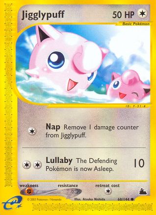 Image of Jigglypuff 068  - Reverse Holofoil Skyridge - Common